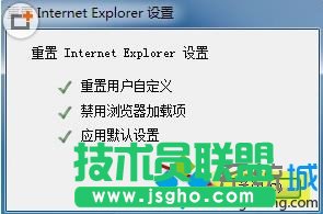 win10下IE9浏览器打开网页出现白屏的解决步骤5