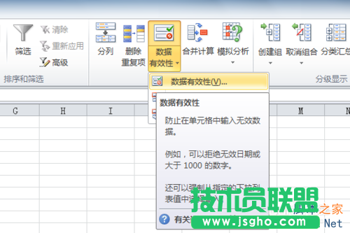 Excel2010数据有效性序列如何进行设置?